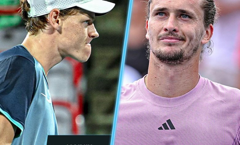 Jannik Sinner VS Alexander Zverev